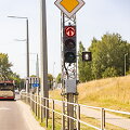 Vilniuje įrengta pirmoji vie&scaron;ajam transportui skirta &scaron;viesoforo sekcija