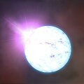 Ultra-magnetinės neutroninės žvaigždės, vadinamos magnetaru, žybsnis