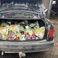 Plungės rajono gyventojas naminę degtinę buvo supilstęs į sulčių pakuotes