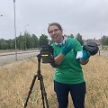Keliaudami po Europą mokslininkai ima ir oro mėginius. Juos domina ne tik galima tar&scaron;a, bet ir virusai be bakterijos, sklandantys ore.