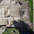 &Scaron;v. Jono bažnyčios archeologiniai kasinėjimai i&scaron; pauk&scaron;čio skrydžio. 
