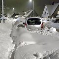 Sniego pusnyse atsidūręs automobilis Plungėje