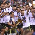 Meksikos futbolininkų triumfas