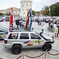 &bdquo;Jeep Club Lithuania&ldquo; automobilių kolonos startas nuo Gedimino kalno papėdės Vilniuje