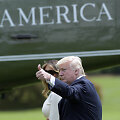 Donaldas Trumpas su žmona Melania atvyksta į Briuselį