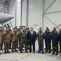 Užsienio reikalų ministras Linas Linkevičius apsilankė Lietuvos kariuomenės Karinių oro pajėgų Aviacijos bazėje