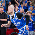 Pirmasis mažojo finalo mačas: Klaipėdos &bdquo;Neptūnas&ldquo; &ndash; Panevėžio &bdquo;Lietkabelis&ldquo;. Arnas Velička