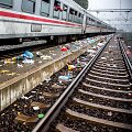 Migrantai Tovarniko (Kroatija) geležinkelio stotyje