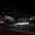Netoli Jonavos ie&scaron;komas po avarijos pabėgęs automobilio su airi&scaron;kais numeriais vairuotojas