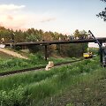 Kelio ženklas su nuoroda į &bdquo;Černobylio tiltą&ldquo;