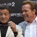 Sylvesteris Stallone ir Arnoldas Schwarzeneggeris
