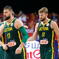 Jonas Valančiūnas ir Domantas Sabonis