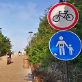 Palangos J.Basanavičiaus g. nuomojami elektriniai riedžiai važiuoja ir tiltu