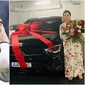 Cristiano Ronaldo motina dovanų gavo naują automobilį.