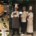 Nida Degutienė su dviem labiausiai patyrusiais  restorano &scaron;efais:   serbu  Petar Ogrizovic ir indu  Mithun Sikdar visą savaitę ruo&scaron;ė lietuvi&scaron;kas vai&scaron;es &bdquo;Kempinski Hotel Beijing Lufthansa Center&ldquo; svečiams
