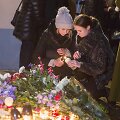 Minia vilniečių atėjo pagerbti Paryžiaus teroro atakų aukų