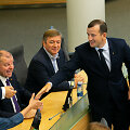 Saulius Skvernelis, Ramūnas Karbauskis, Virginijus Sinkevičius