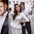 Veronika Kazilionė su vyru Simu