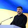 Volodymyras Zelenskis / THOMAS KIENZLE / AFP