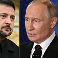 Volodymyras Zelenskis ir Vladimiras Putinas / MANDEL NGAN ANDREW CABALLERO-REYNOLDS / AFP