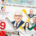 Rinkiminiai plakatai Molėtuose
