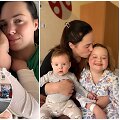 Mažoji kovotoja Teodora su mama ir jaunesne sesute