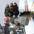 Kęstučio Balčiūno skulptūros &bdquo;Pirmas filmas&ldquo; atidengimas / Eriko Ovčarenko nuotr.