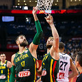 Jonas Valančiūnas ir Domantas Sabonis