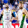 Jonas Valančiūnas ir Domantas Sabonis