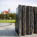 Visuomenei pristatytas Laisvės kalvos monumento realaus dydžio bandinys"