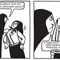 Komiksų knygos &bdquo;Persepolis&ldquo; fragmentas