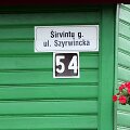 Lentelės su gatvių pavadinimais