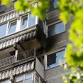 Gaisras daugiabučio bute Justini&scaron;kių gatvėje