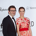 Režisierius Michelis Hazanavicius su žmona aktore Berenice Bejo