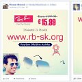 &bdquo;RayBan&ldquo; akinių apgaulė socialiniuose tinkluose