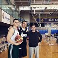 Tomas Balčiūnas (kairėje) su Jonu Mačiuliu ir treneriu Aurimu Jasilioniu
