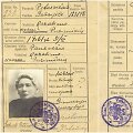 Gabrielei Petkevičaitei 1920 m. liepos 24 d. i&scaron;duoto vidaus paso kortelė 
