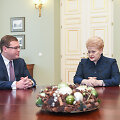 Dalia Grybauskaitė susitiko su kandidatu į teisingumo ministrus Juliumi Pagojumi