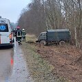 Zarasų rajone apvirto medžiotojus vežęs automobilis / Utenos AVPK nuotr.