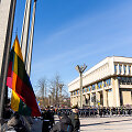 Trijų Baltijos valstybių vėliavų pakėlimo ceremonija