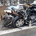 Skaudi avarija tarp Kretingos ir Palangos.