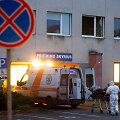 COVID-19 pacientai atvežami į Vilniaus miesto klinikinę ligoninę