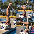 Rūtos Meilutytės jogos pratimai Turkijoje.