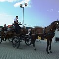 Klaipėdiečiams bus siūloma savaitgaliais po senamiestį pasivėžinti karieta.