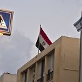 Protestuotojas ant Izraelio ambasados i&scaron;kėlė Egipto vėliavą