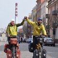 Jauna klaipėdiečių pora Dovydas Urbonas ir Milda Tama&scaron;auskaitė pastaruosius 2 metus gyveno ant dviračių