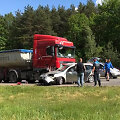 Sunkvežimio ir &bdquo;Toyotos&ldquo; avarija
