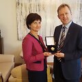Auk&scaron;čiausią ministerijos apdovanojimą lapkričio 2 dieną Jolantai Kryževičienei įteikė kultūros ministras &Scaron;arūnas Birutis.