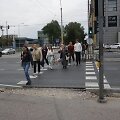 Pėstieji priversti eiti dviračiams skirta pervaža Kalvarijų g. Vilniuje