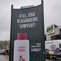 Naujas reklaminis stendas apie nealkoholinį &scaron;ampūną